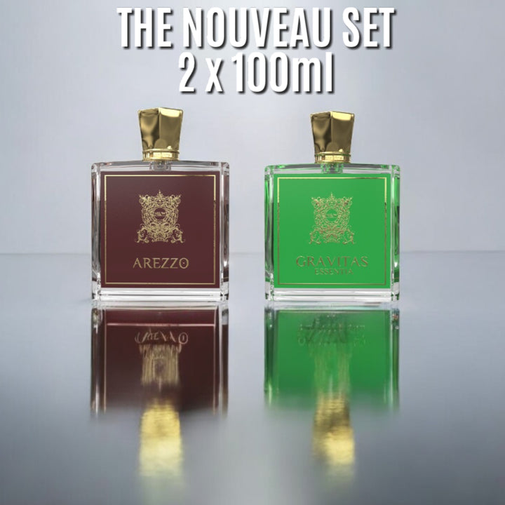 THE NOUVEAU SET AREZZO (100ml) & GRAVITAS ESSENTIA (100ml)