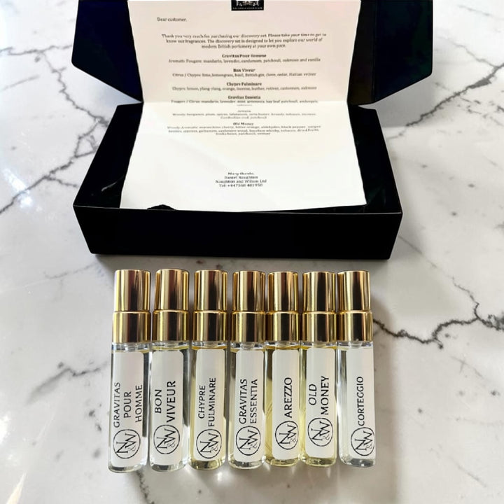 UK & EUROPE DISCOVERY SET 35ml (7 x 5ml) - CORTEGGIO INCLUDED