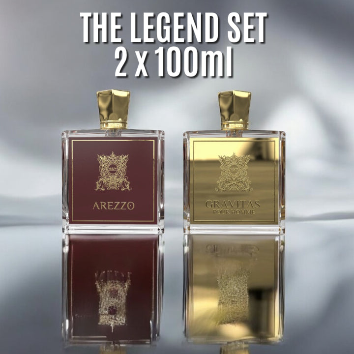 THE LEGEND SET AREZZO (100ml) & GRAVITAS POUR HOMME (100ml)